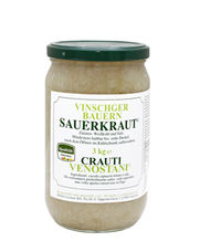 3kg Vinschger Bauern Sauerkraut, Natur